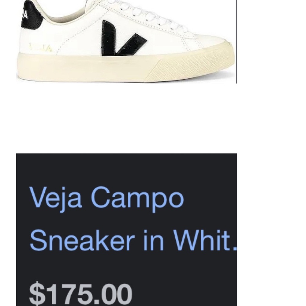 Veja Campo black and white sneaker